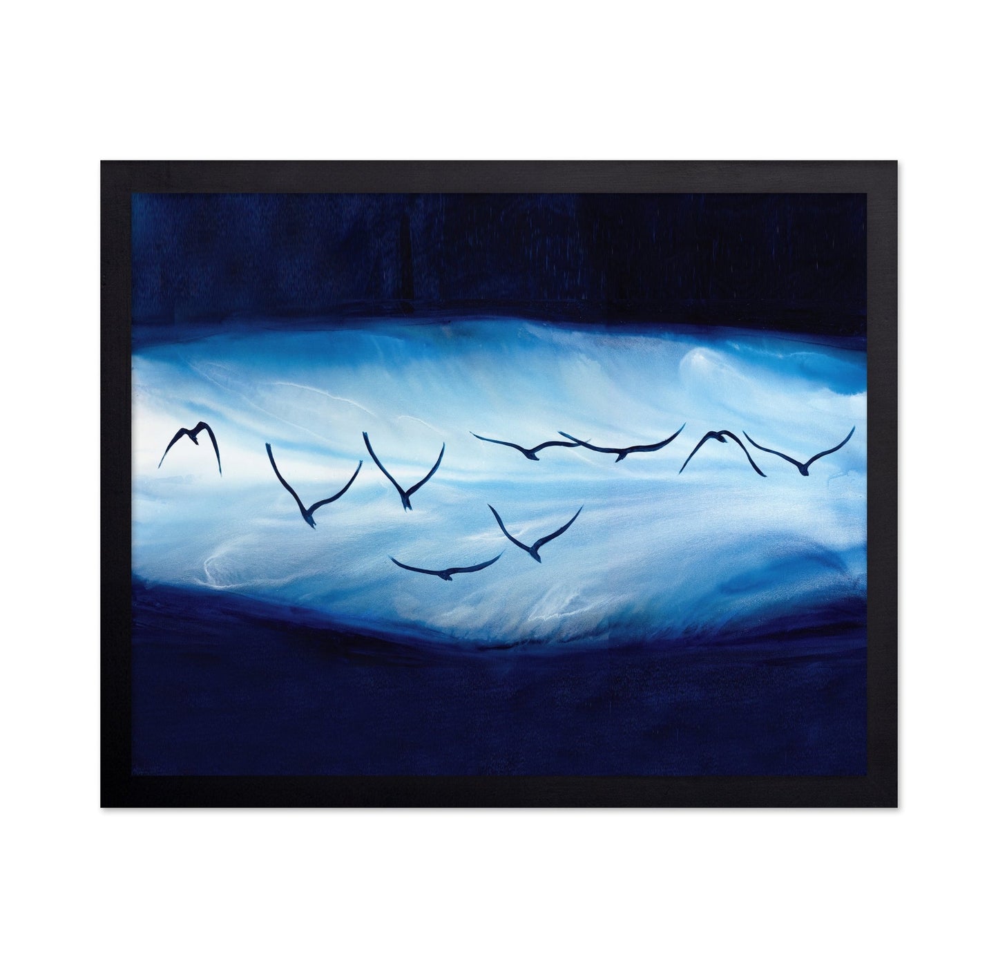 Midnight Flight Over Water