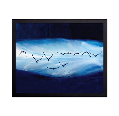 Midnight Flight Over Water