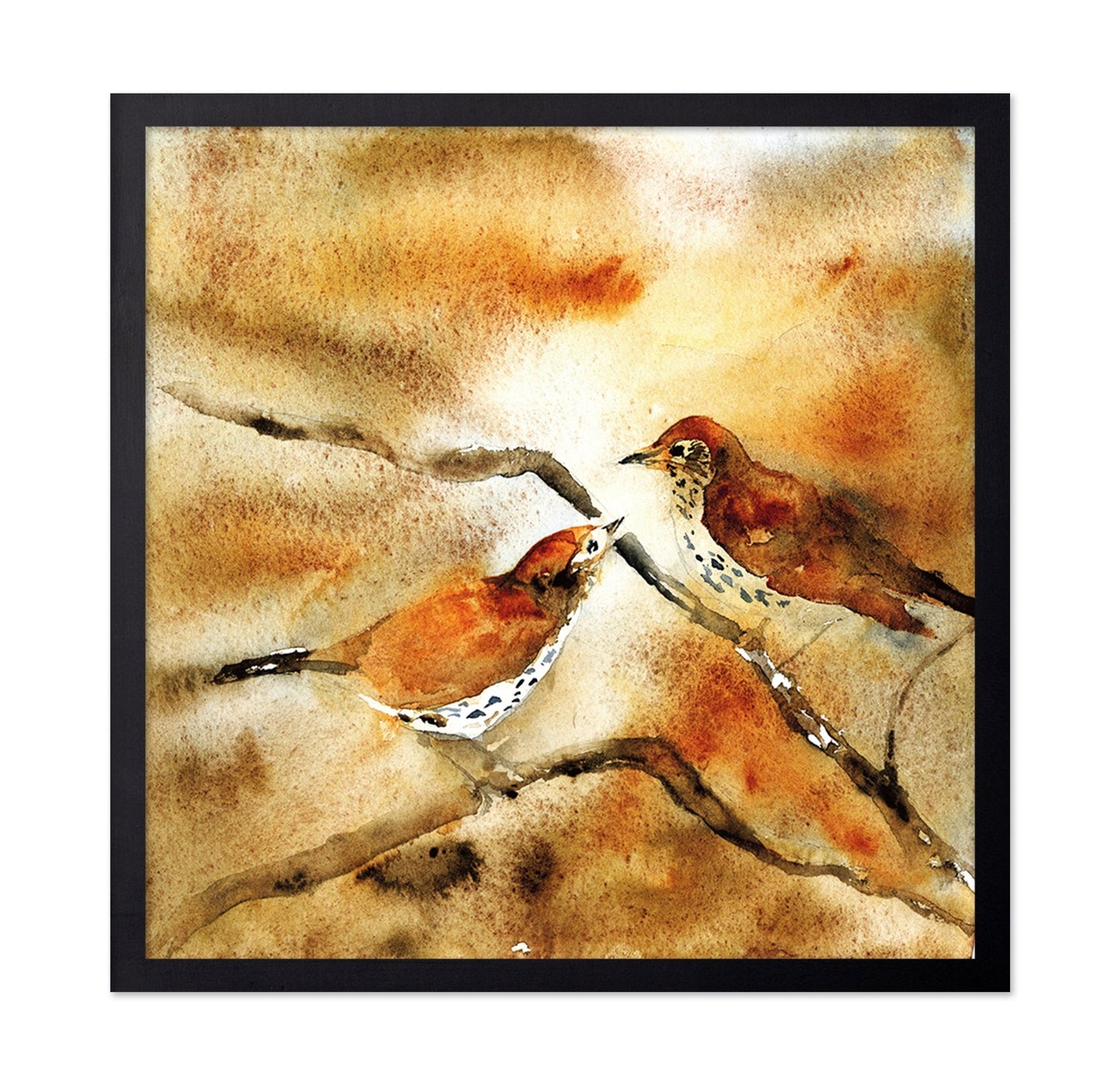 Autumn Songbirds Pair