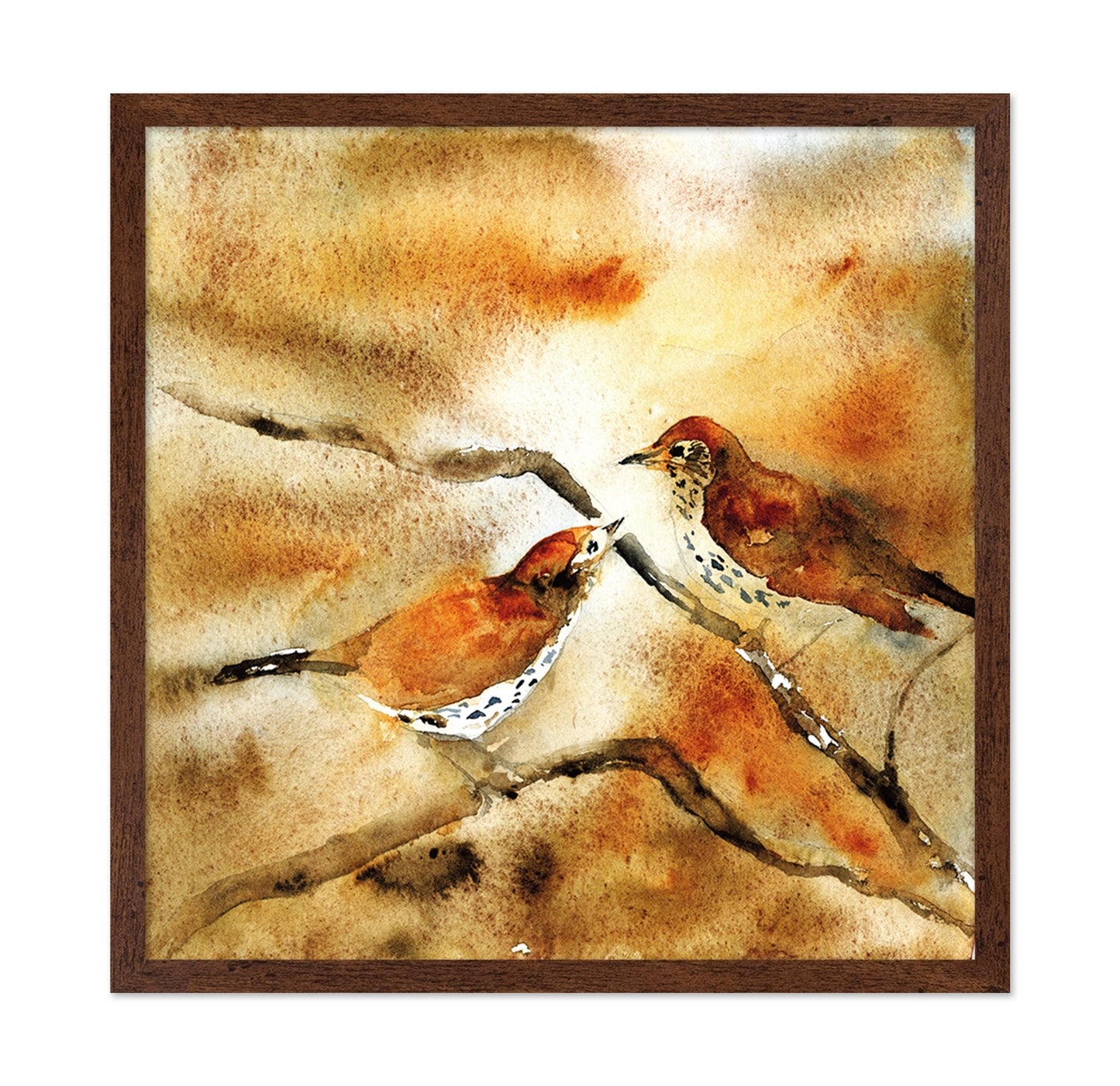 Autumn Songbirds Pair