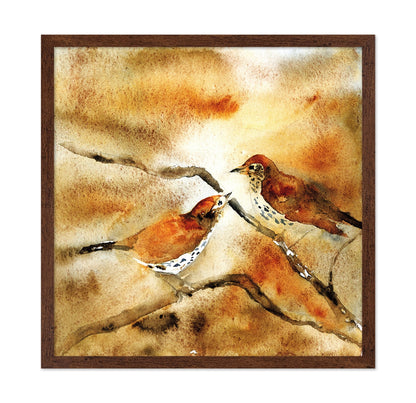 Autumn Songbirds Pair