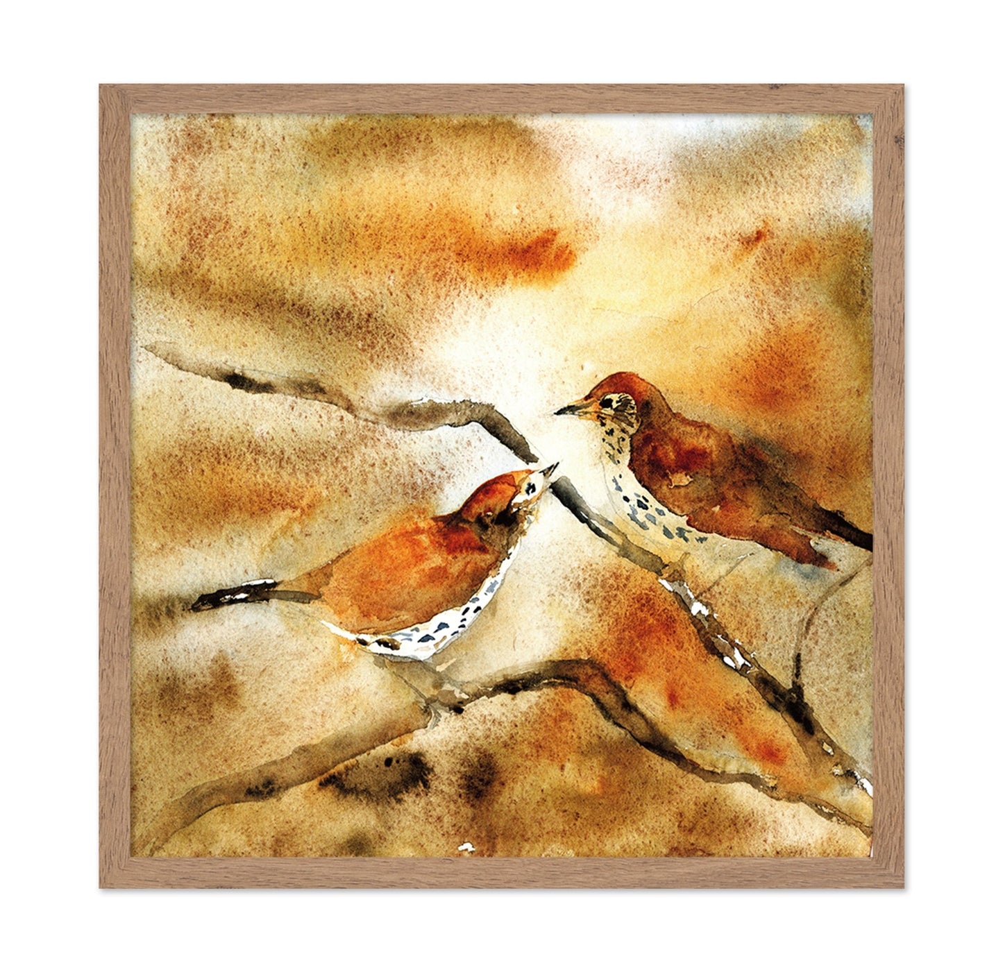 Autumn Songbirds Pair