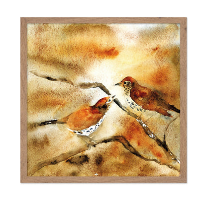 Autumn Songbirds Pair