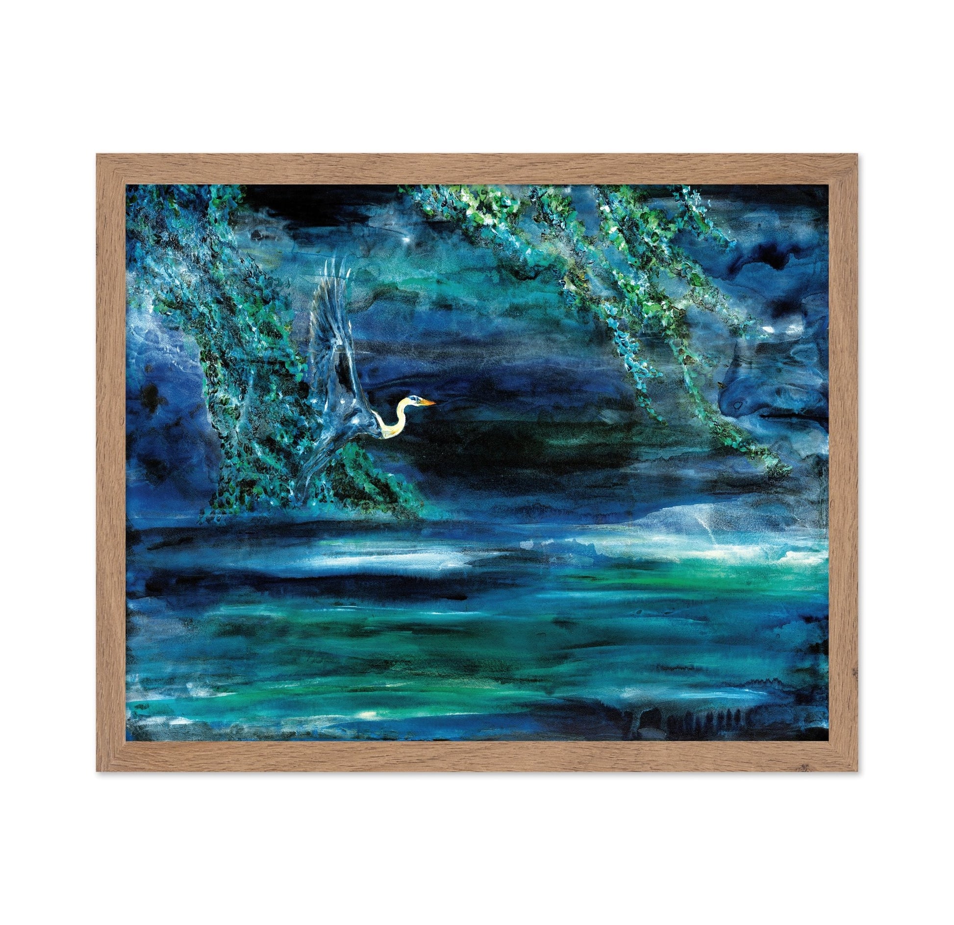 Midnight Heron Flight