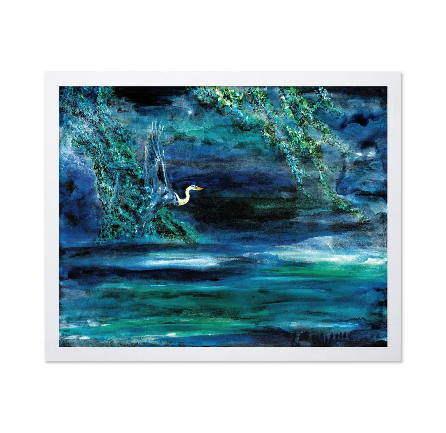 Midnight Heron Flight