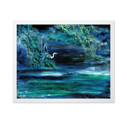 Midnight Heron Flight