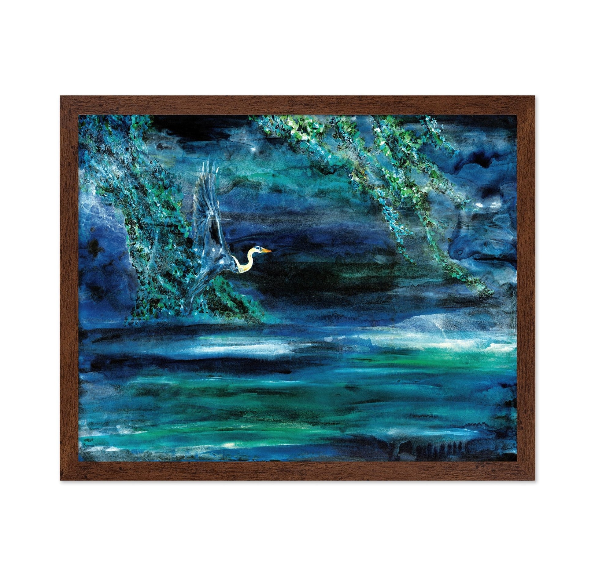 Midnight Heron Flight