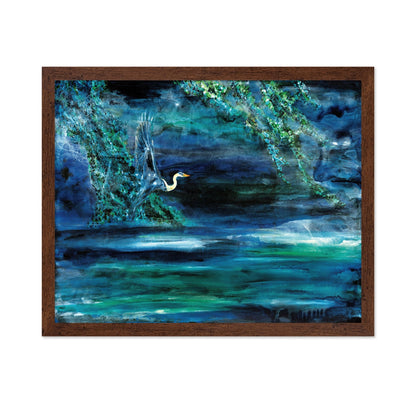 Midnight Heron Flight