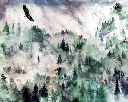 Misty Forest Eagle