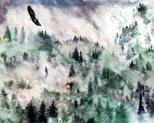 Misty Forest Eagle