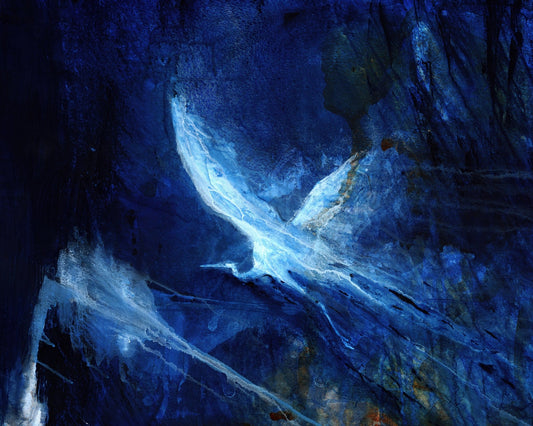 Ethereal Blue Heron
