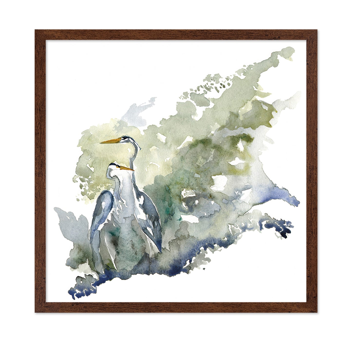 Paired Herons Harmony