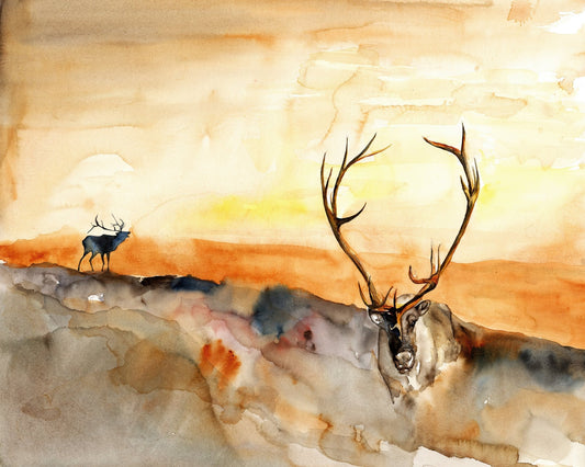 Autumn Caribou Horizon
