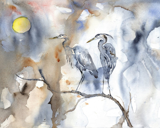 Twin Heron Moon