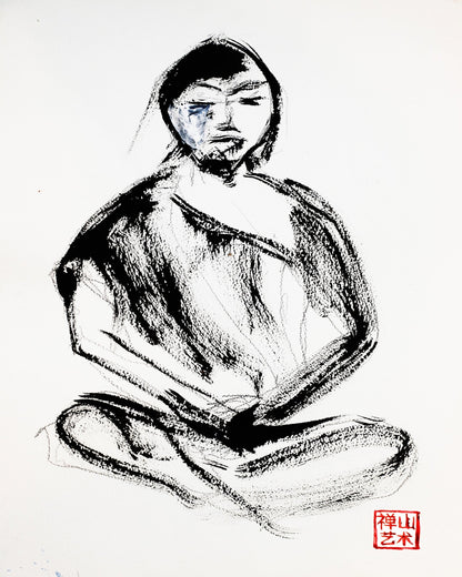 Zen Meditation Figure