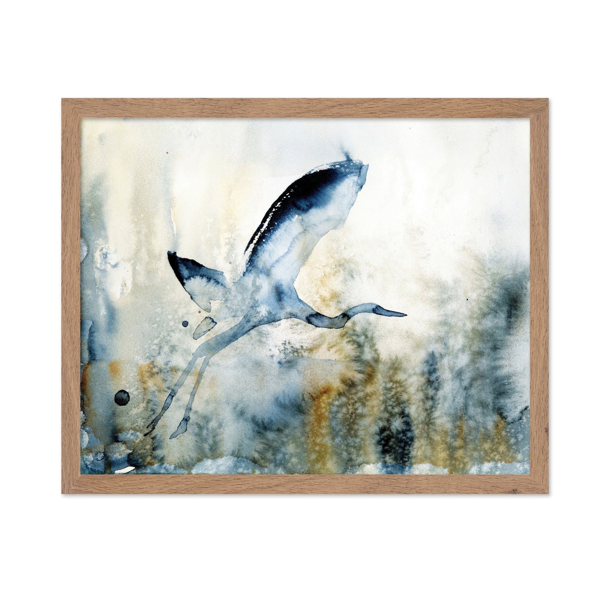 Misty Heron Flight