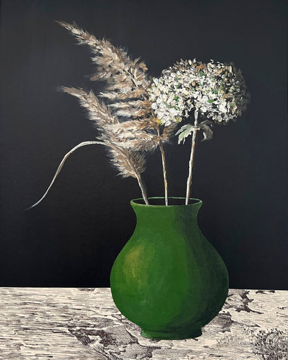 Green Vase Still Life