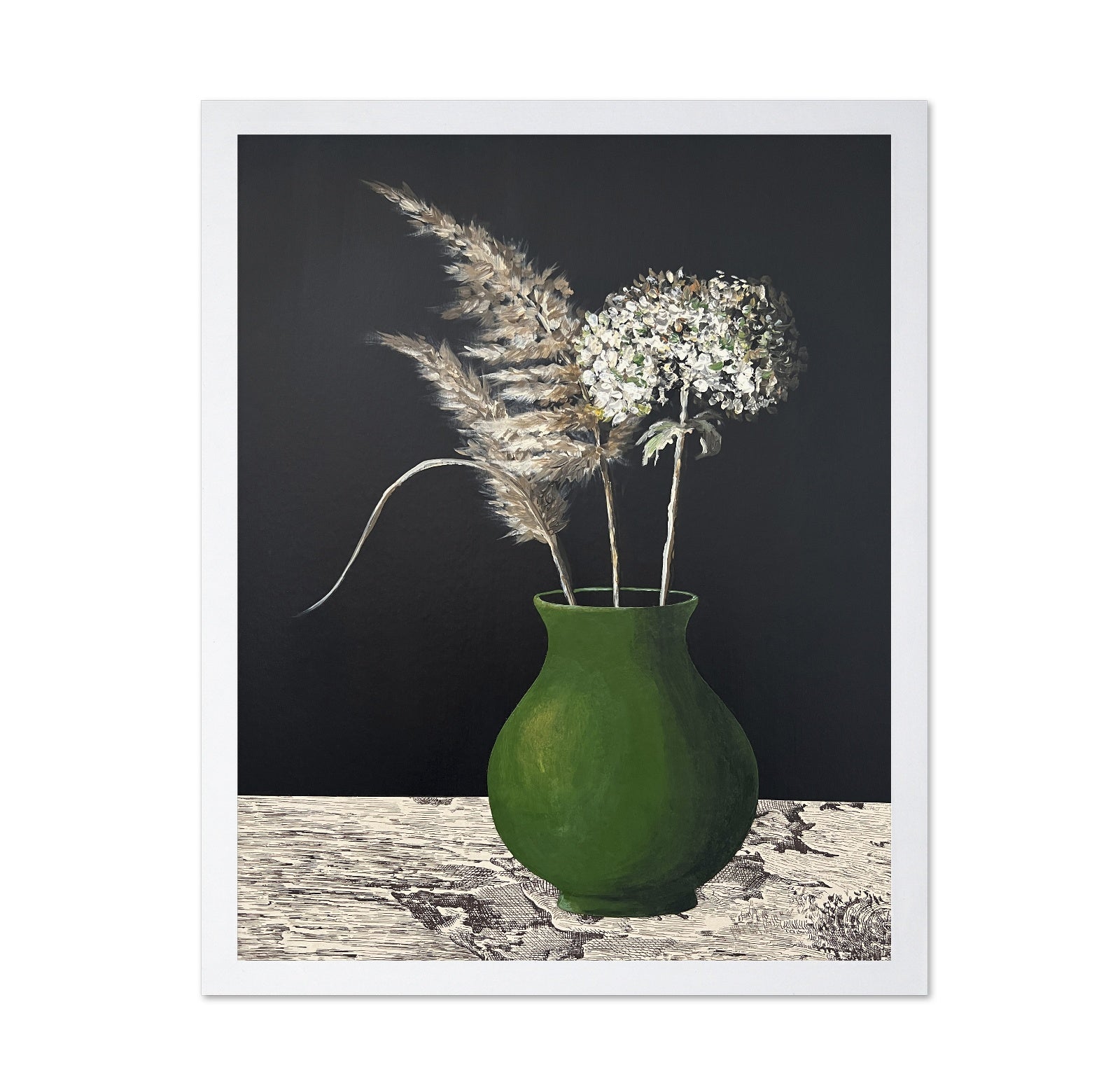 Green Vase Still Life