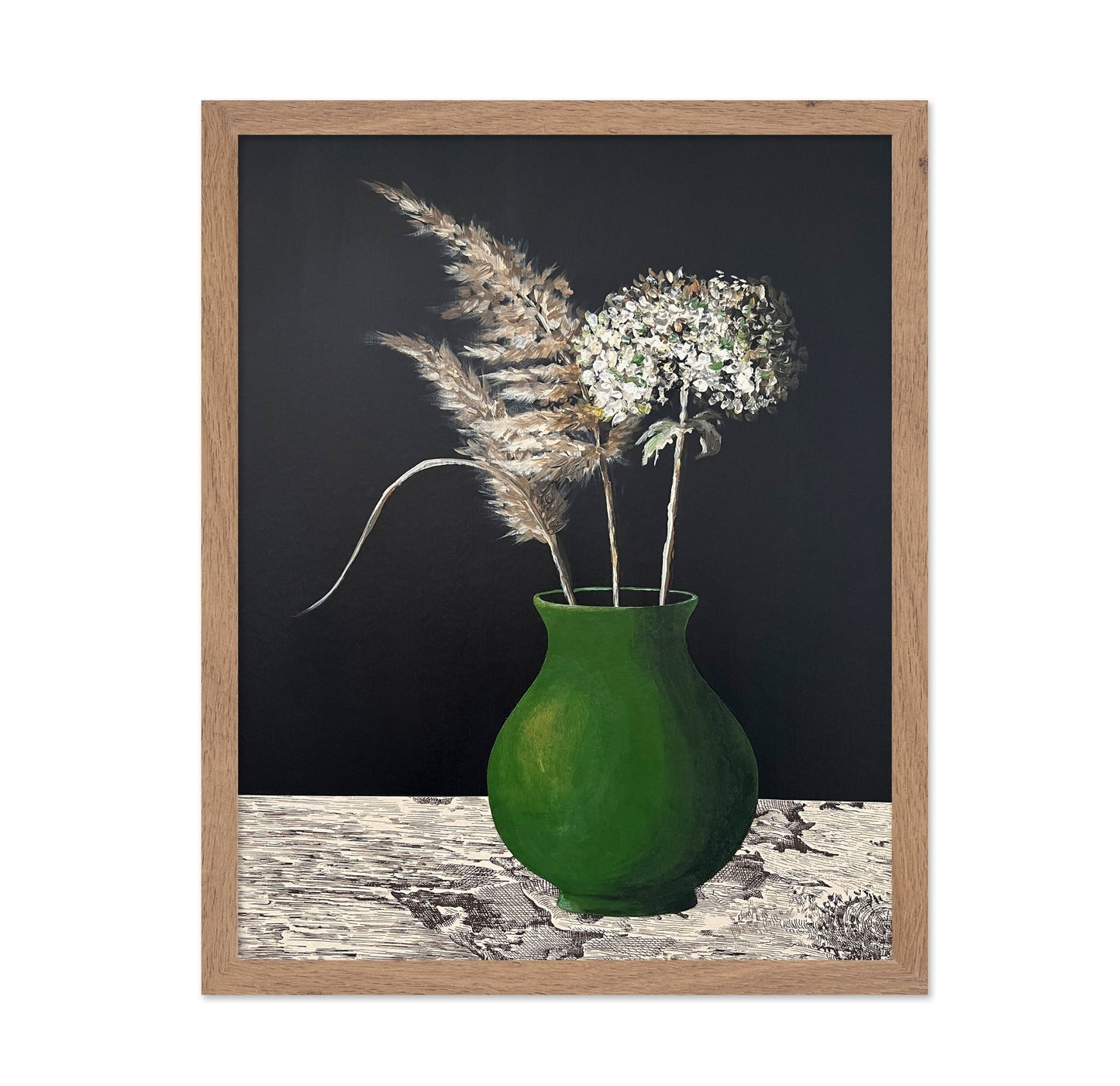 Green Vase Still Life