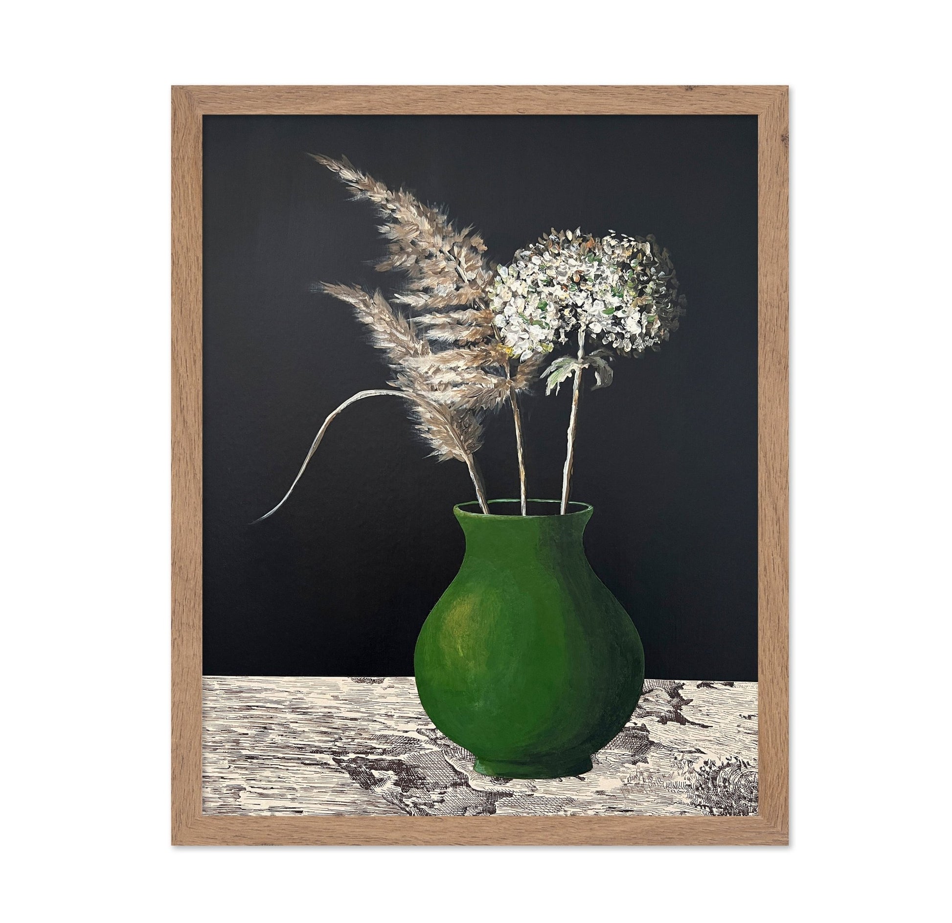 Green Vase Still Life