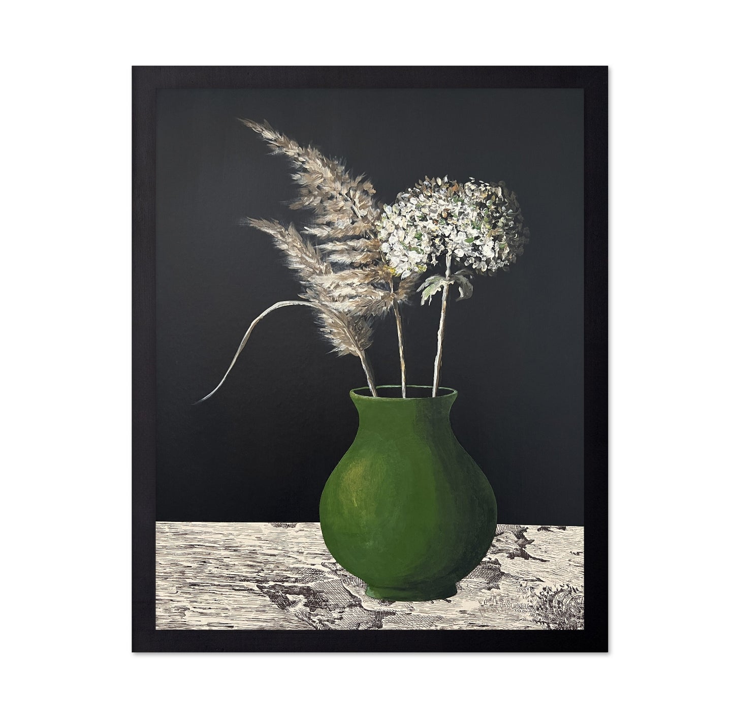 Green Vase Still Life