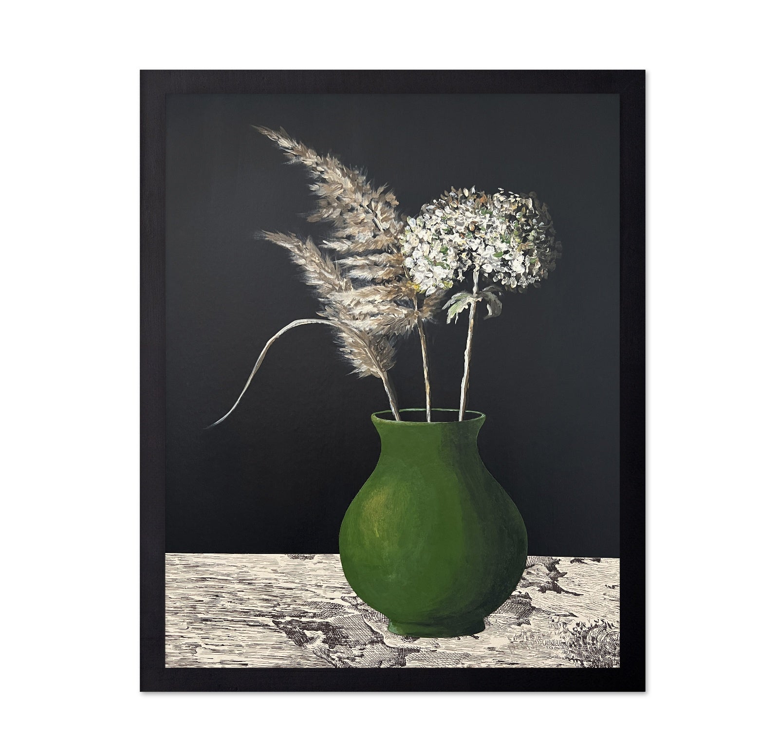 Green Vase Still Life