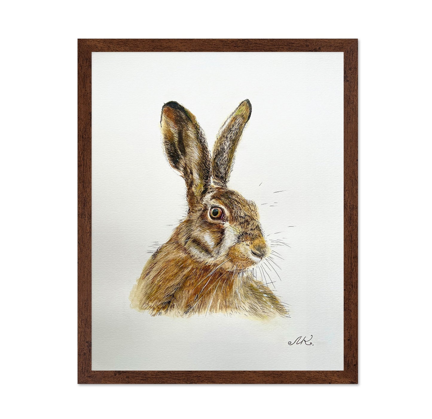 Realistic Hare Portrait