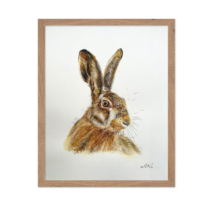 Realistic Hare Portrait