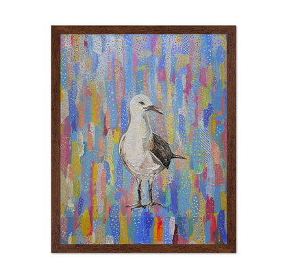 Colorful Seagull Painting