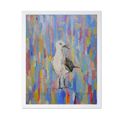 Colorful Seagull Painting