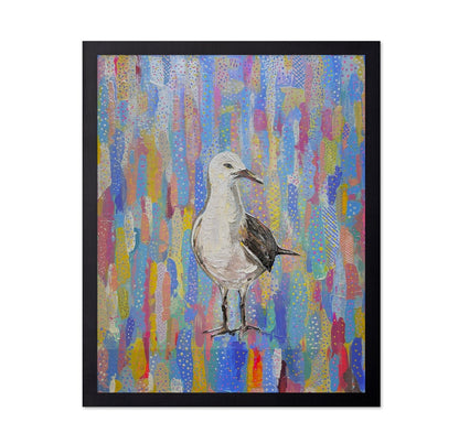 Colorful Seagull Painting