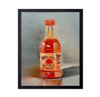 Red Sauce Bottle Painting