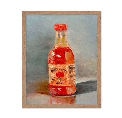 Red Sauce Bottle Painting