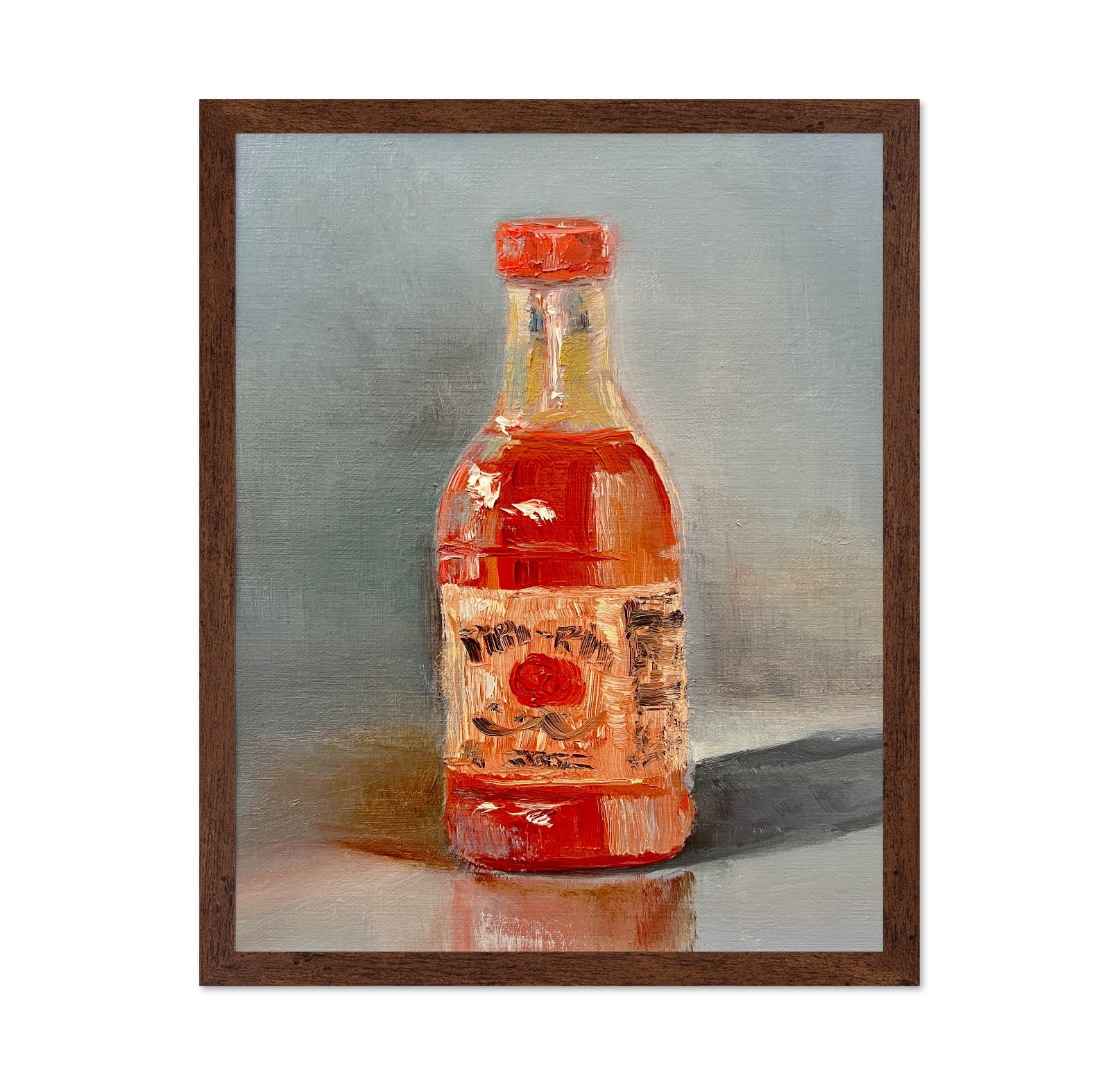 Red Sauce Bottle Painting