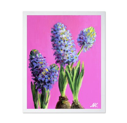 Blue Hyacinth Floral Painting