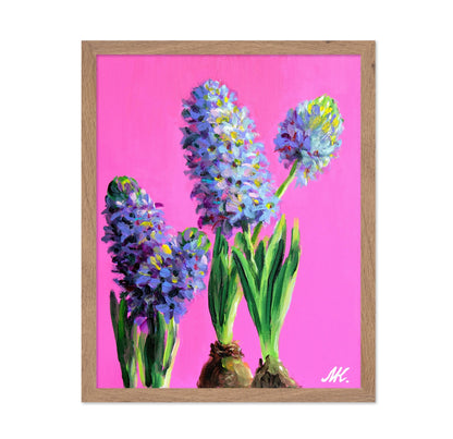 Blue Hyacinth Floral Painting