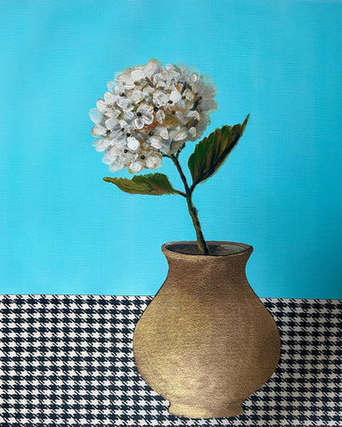 Blue Hydrangea Vase