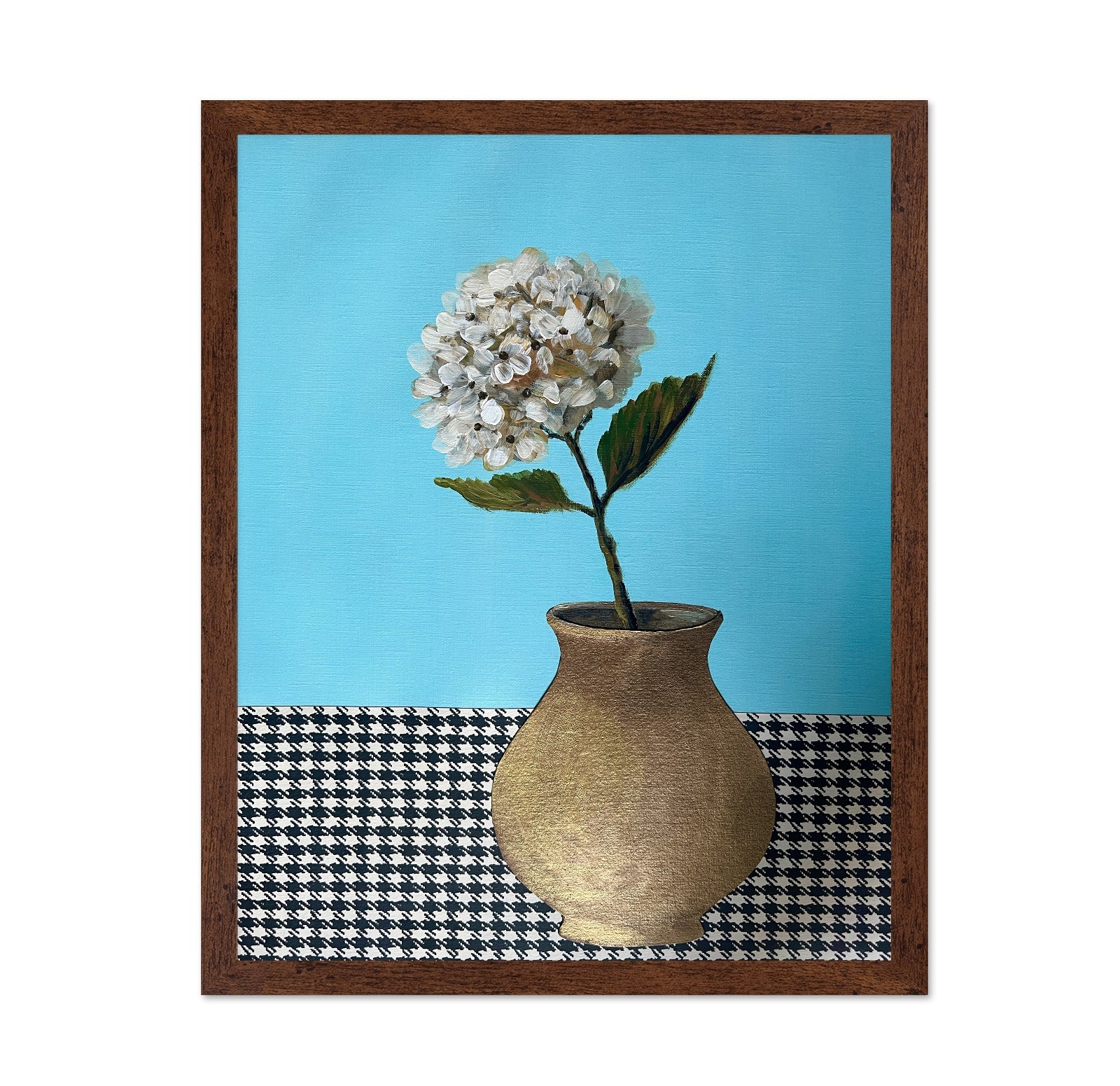 Blue Hydrangea Vase