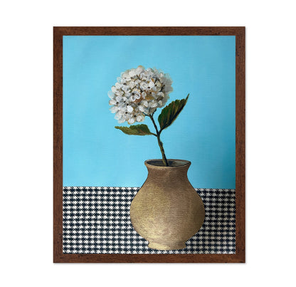 Blue Hydrangea Vase