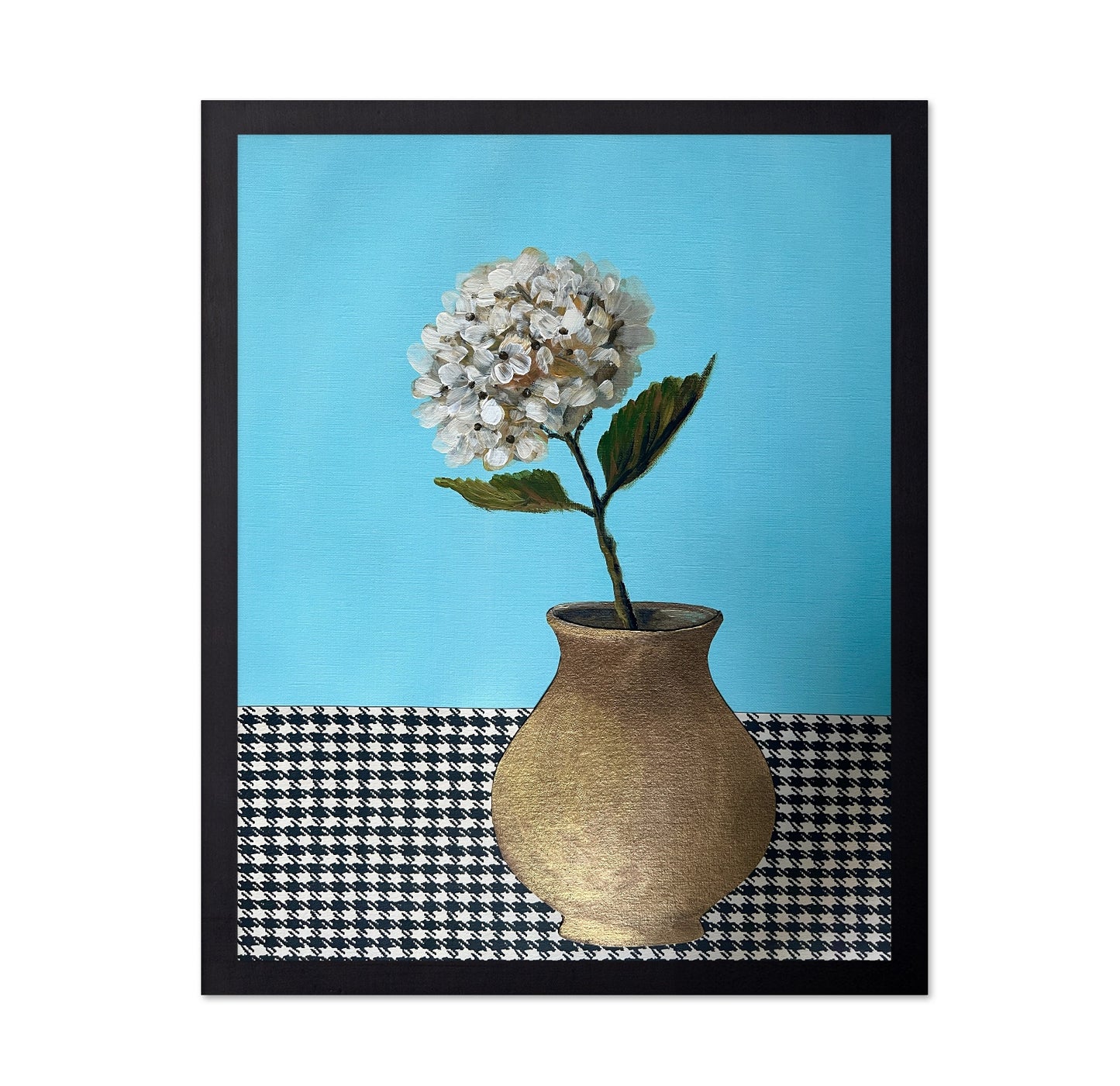 Blue Hydrangea Vase