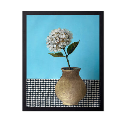 Blue Hydrangea Vase