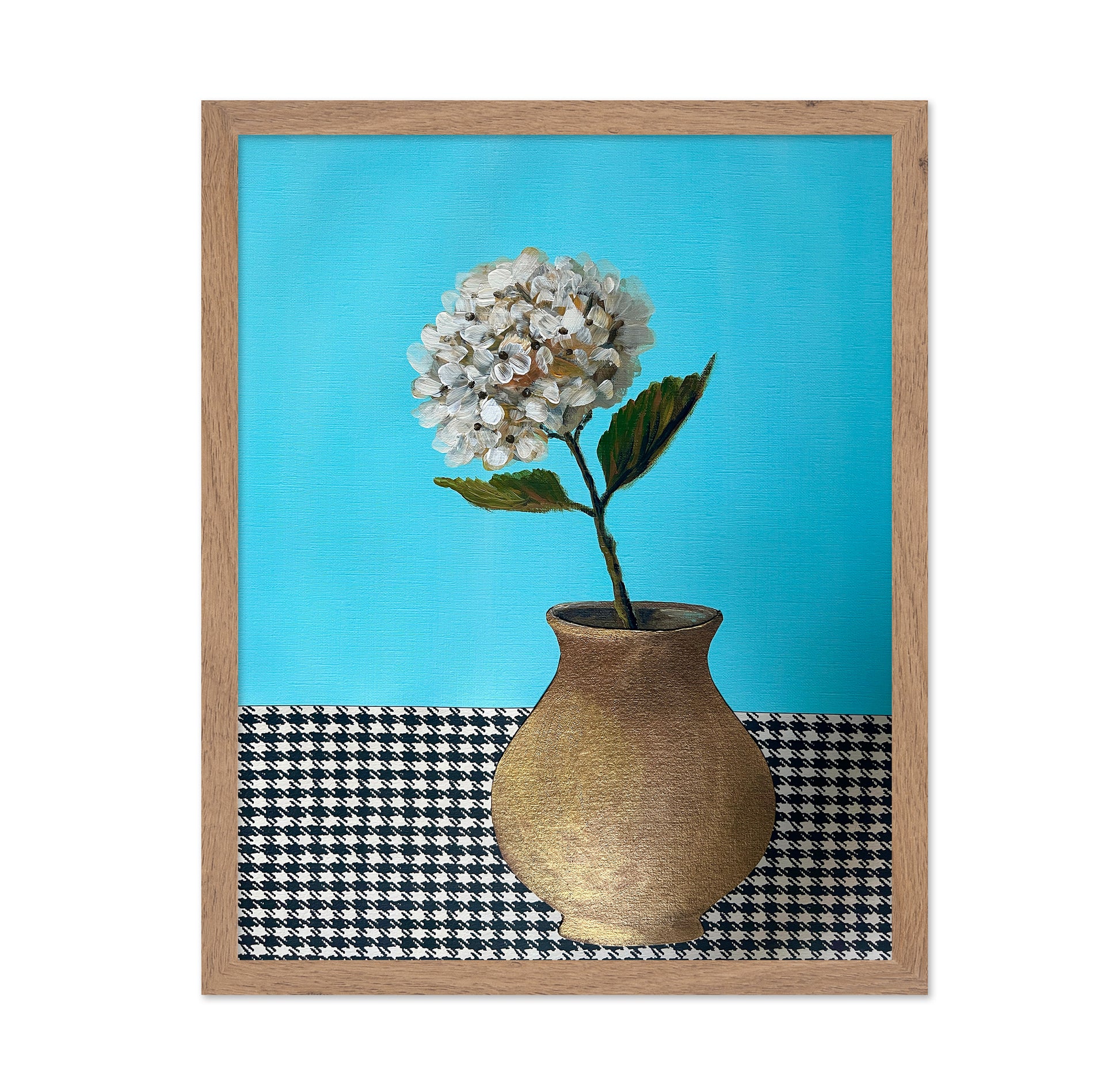 Blue Hydrangea Vase