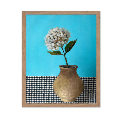 Blue Hydrangea Vase