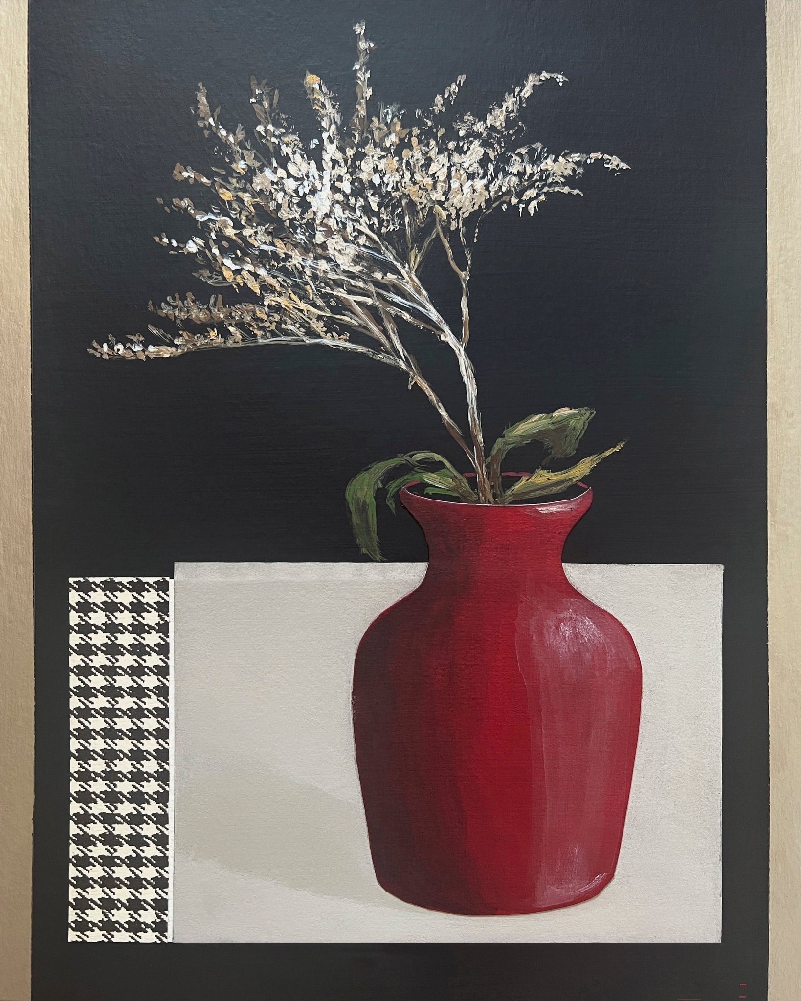 Red Vase Still Life