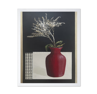 Red Vase Still Life