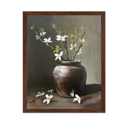 White Blossom Still Life