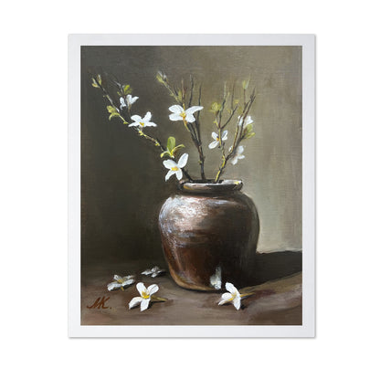 White Blossom Still Life