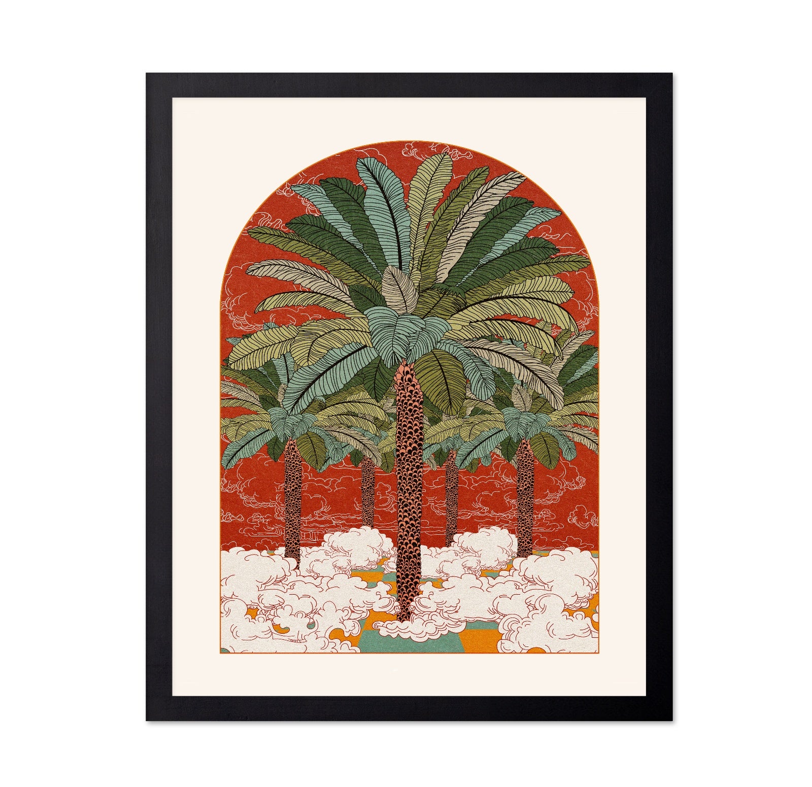 Retro Palm Oasis