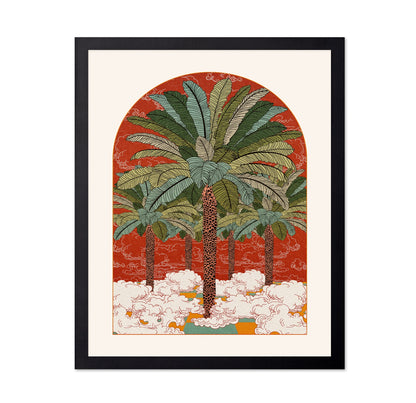 Retro Palm Oasis