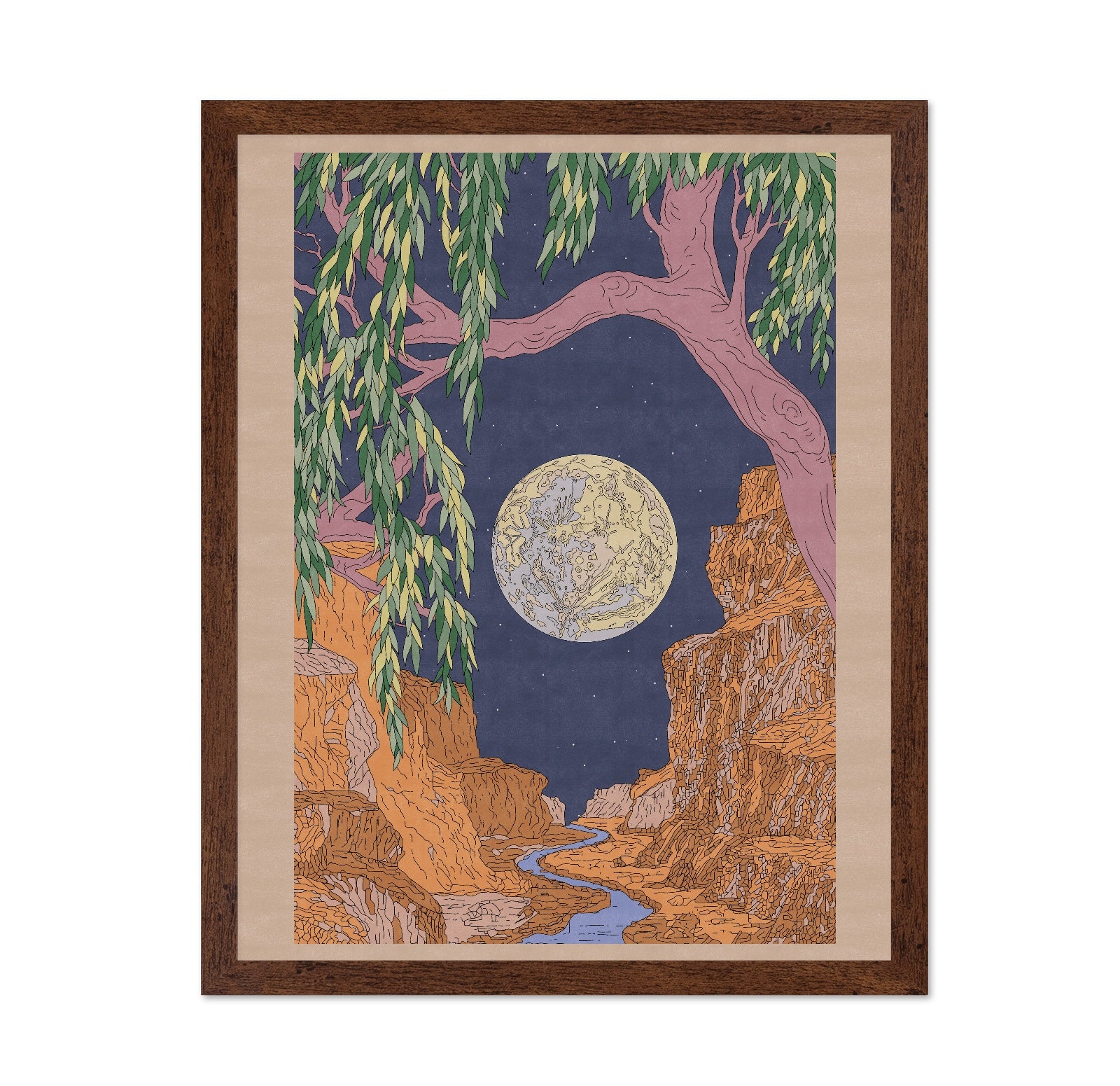 Moonlit Canyon Dream